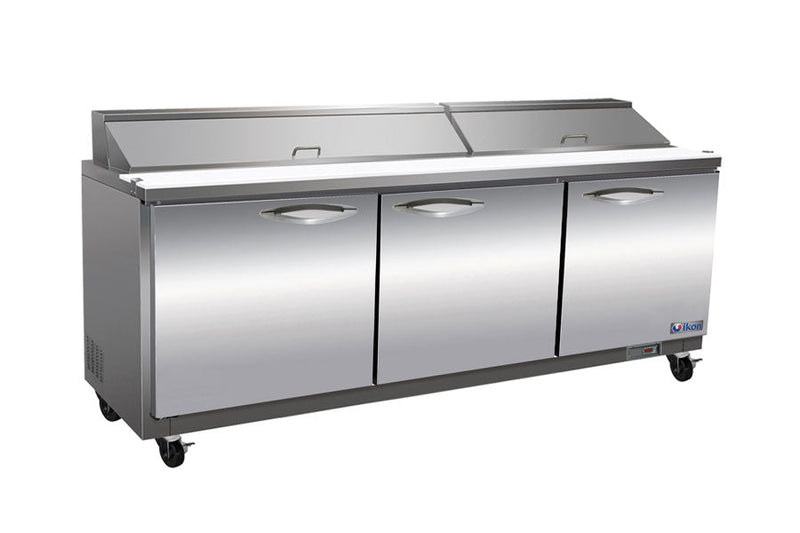 IKON ISP72 | 72" Wide 3 Door Sandwich Prep Table - CulinaryProfis