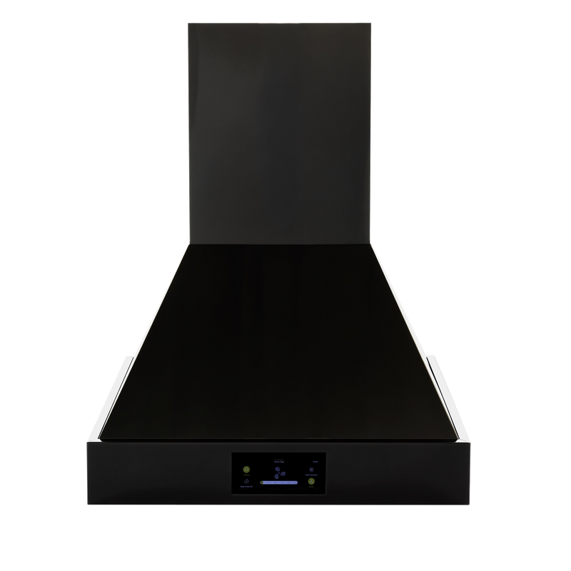 36″ Professional Range Hood – 1000 CFM – Black Stainless Induction Hardware