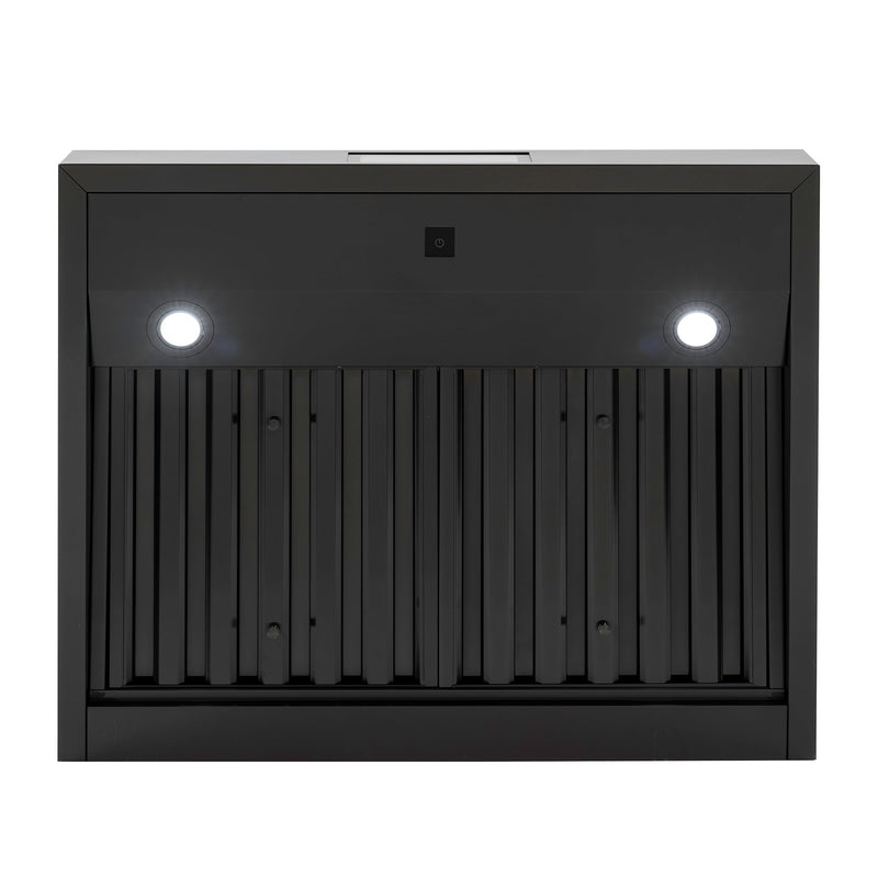 30″ Professional Range Hood – 1000 CFM – Black Stainless Induction Hardware