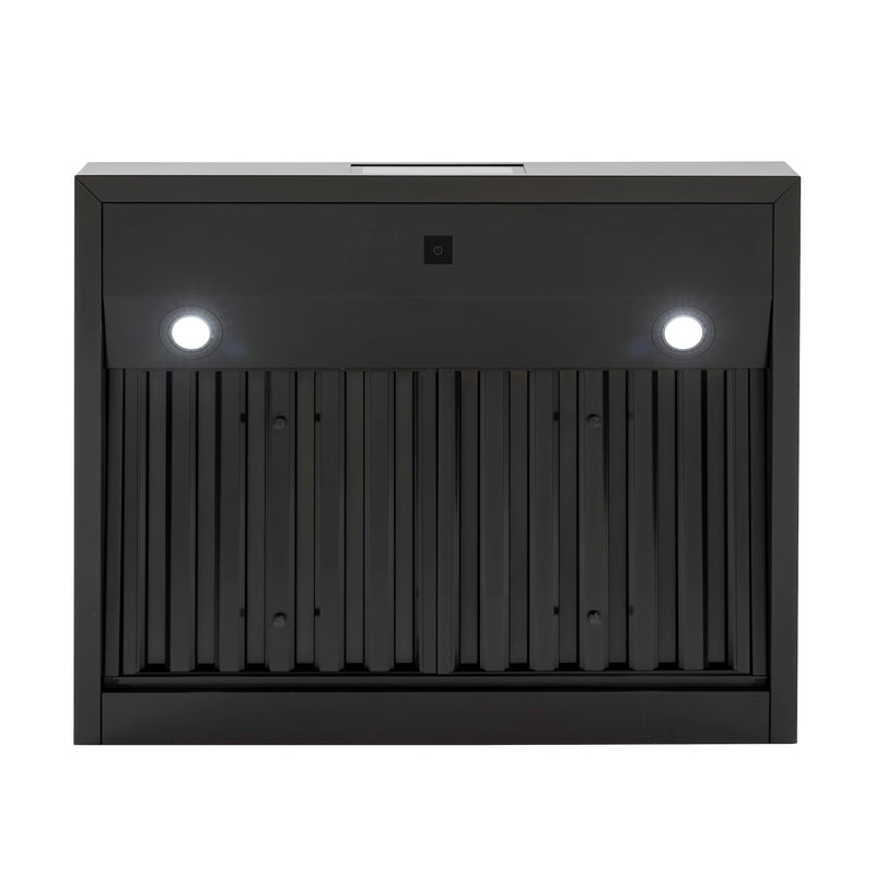 36″ Professional Range Hood – 1000 CFM – Black Stainless Induction Hardware