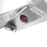 FORNO Savona - 36" Wall Mount Range Hood with Hybrid Stainless Filters & Back Splash, FRHWM5029-36HB FORNO