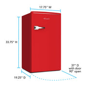 Avanti 3.0 Cu. Ft. Retro Compact Refrigerator Avanti Products, LLC