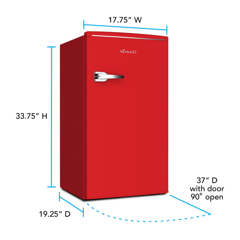 Avanti 3.0 Cu. Ft. Retro Compact Refrigerator Avanti Products, LLC