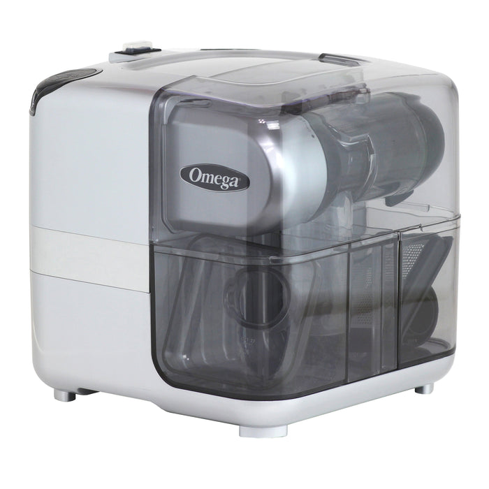 Omega JCUBE 80 RPM Cold Press 365 Masticating Slow Juicer - On-Board Storage