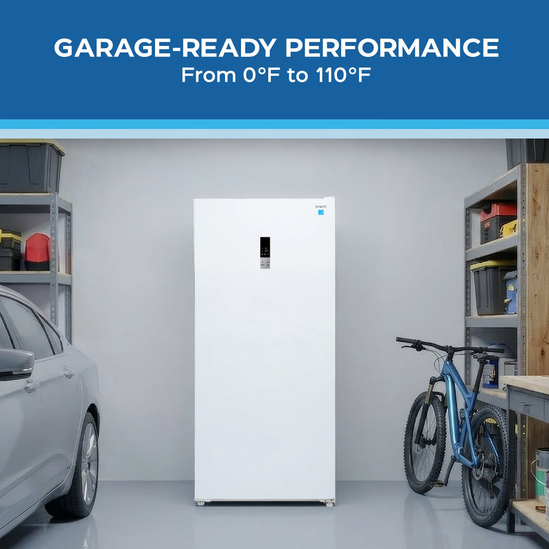 Avanti MaxxSpace Garage-Ready 17 cu. ft. Convertible Upright Freezer Avanti Products, LLC