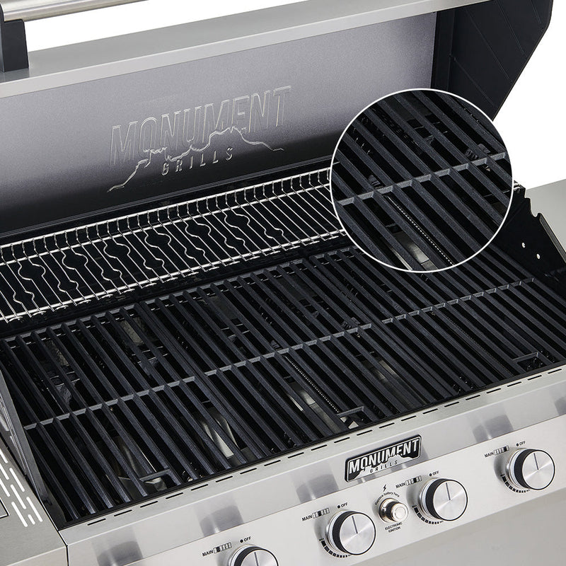Denali 425 | Black Smart Tech Propane Gas Grill Monument Grills