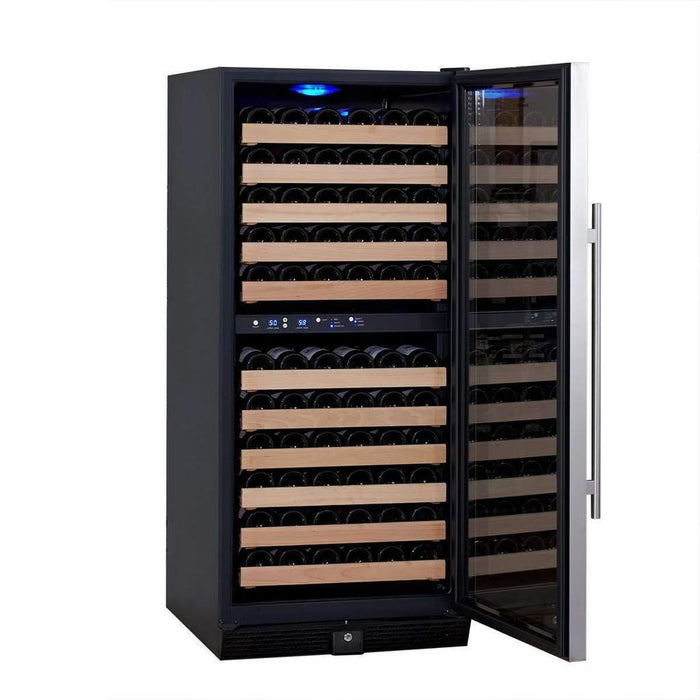 KingsBottle 100 Bottle Upright Wine Fridge For Home - CulinaryProfis