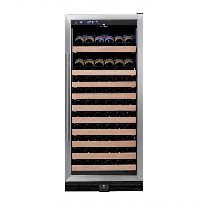 KingsBottle 100 Bottle Upright Wine Fridge For Home - CulinaryProfis