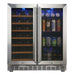 Kingsbottle 30" Under Counter Low - E Glass Door Wine and Beer Cooler Combo - CulinaryProfis