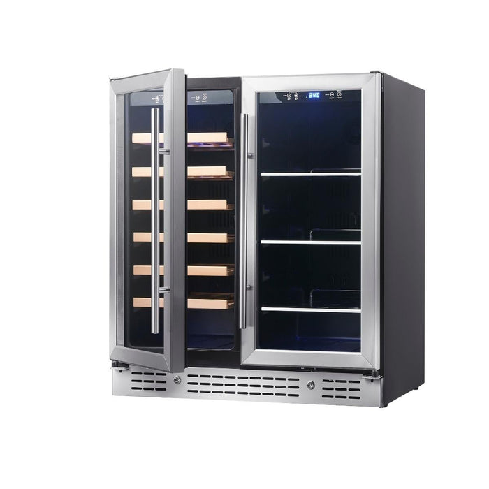 Kingsbottle Beer and Wine Cooler Combination with Low - E Glass Door - CulinaryProfis