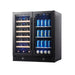 Kingsbottle Beer and Wine Cooler Combination with Low - E Glass Door - CulinaryProfis