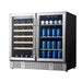 Kingsbottle Beer and Wine Cooler Combination with Low - E Glass Door - CulinaryProfis