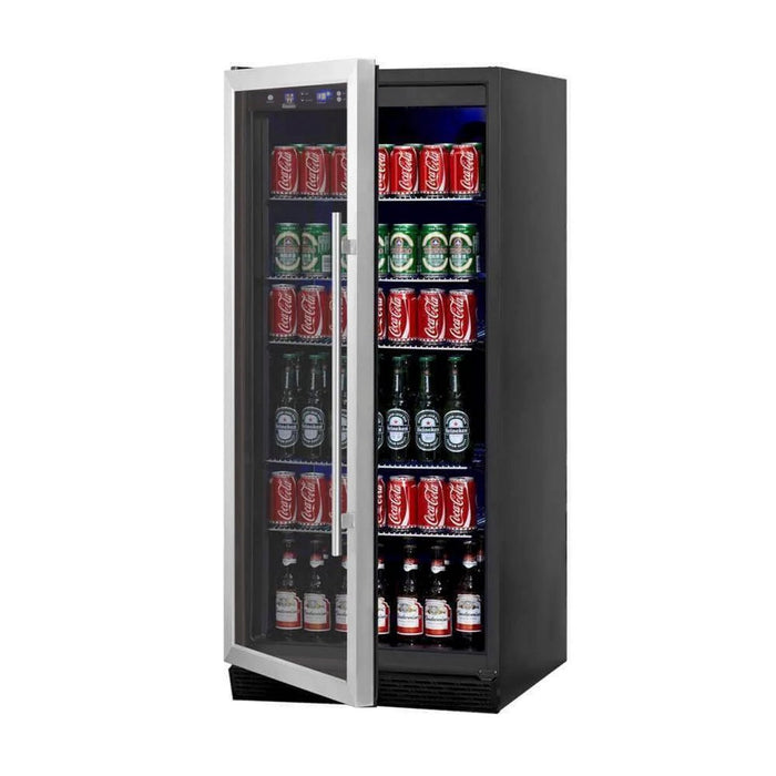 KingsBottle Beverage Refrigerator With Glass Door - CulinaryProfis