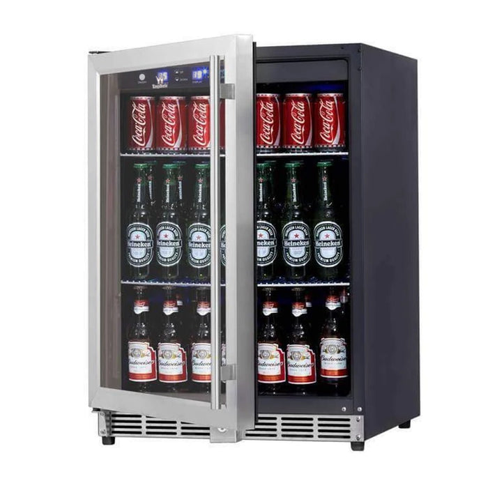 KingsBottle Beverage Refrigerator With Glass Door - CulinaryProfis