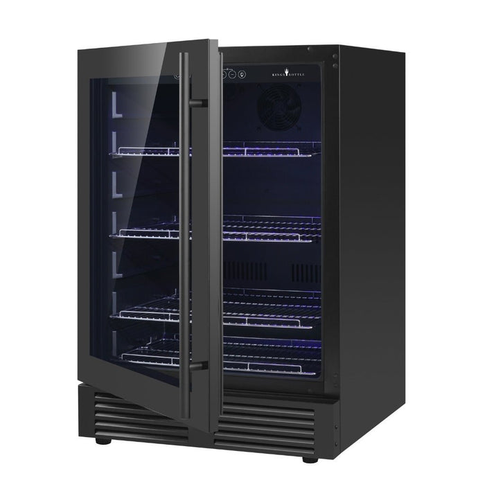 KingsBottle Beverage Refrigerator With Low - E Glass Door - CulinaryProfis