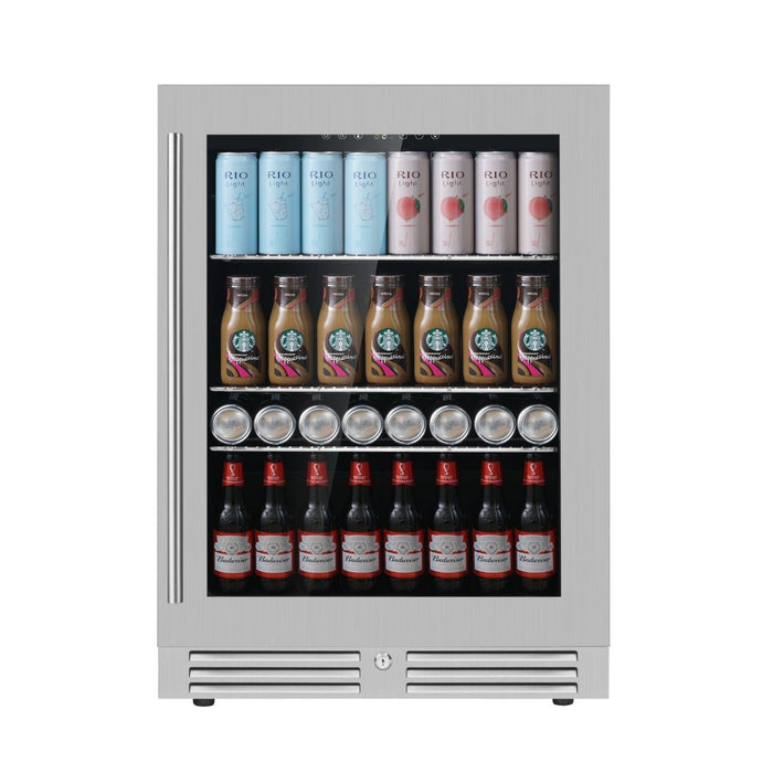 KingsBottle Beverage Refrigerator With Low - E Glass Door - CulinaryProfis