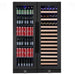 KingsBottle Wine And Beverage Refrigerator Combo With Glass Door - CulinaryProfis