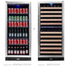 KingsBottle Wine And Beverage Refrigerator Combo With Glass Door - CulinaryProfis