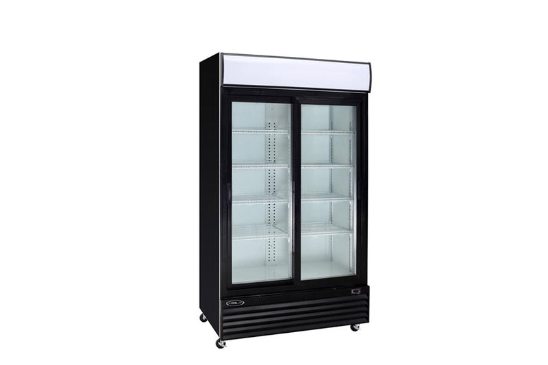 Kool - It - Commercial - 44" Two Section Merchandiser Refrigerator with Glass Door, 31 cu. ft. - KSM - 36 - CulinaryProfis