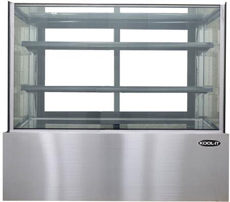 Kool - It - Commercial - 59" Full Service Non - Refrigerated Bakery Display Case - KBF - 60D - CulinaryProfis