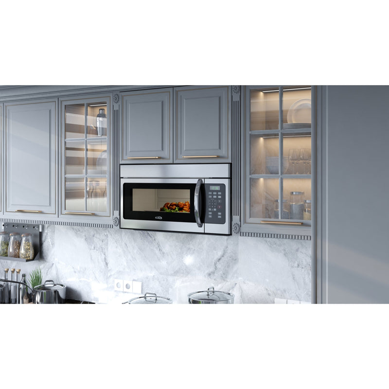 KoolMore 1.6 cu. ft. Over the Range Stainless Steel Microwave, KM - MOT - 1SS. - CulinaryProfis
