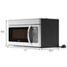 KoolMore 1.6 cu. ft. Over the Range Stainless Steel Microwave, KM - MOT - 1SS. - CulinaryProfis