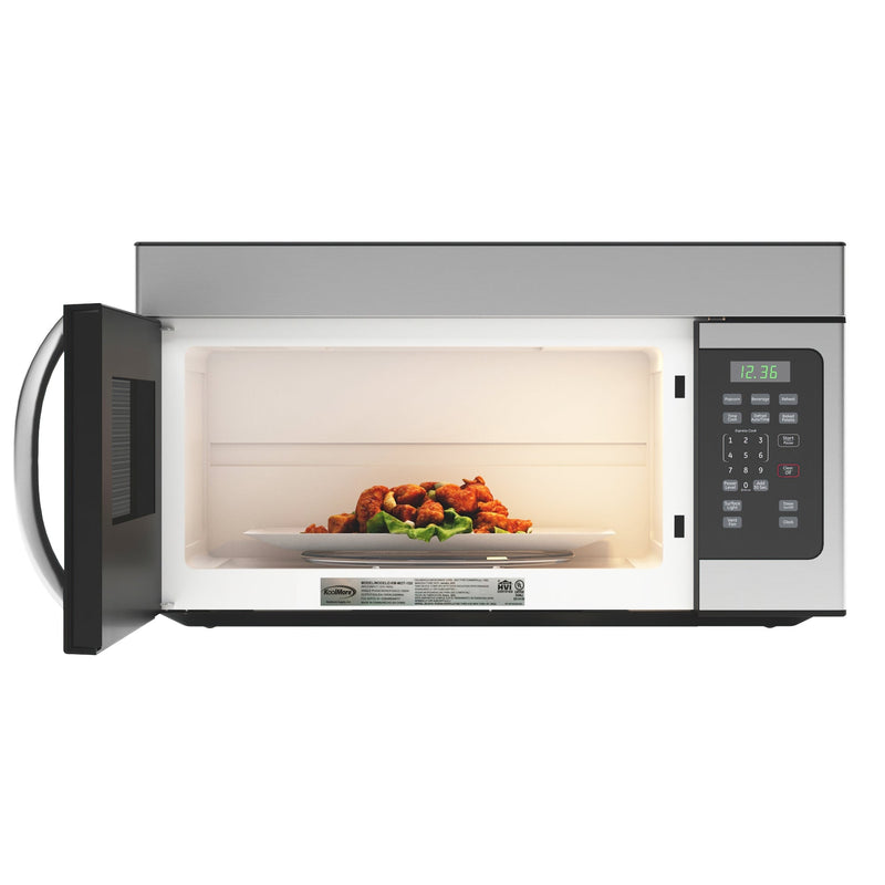 KoolMore 1.6 cu. ft. Over the Range Stainless Steel Microwave, KM - MOT - 1SS. - CulinaryProfis