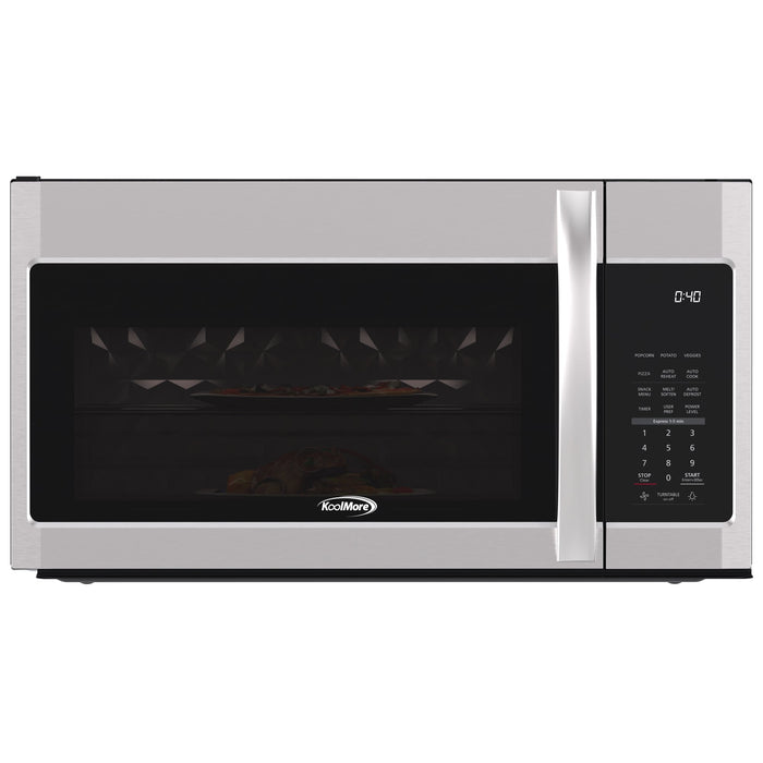 KoolMore 1.9 cu. ft. Over - the - Range Microwave – Stainless Steel KM - MOT - 2SS - CulinaryProfis