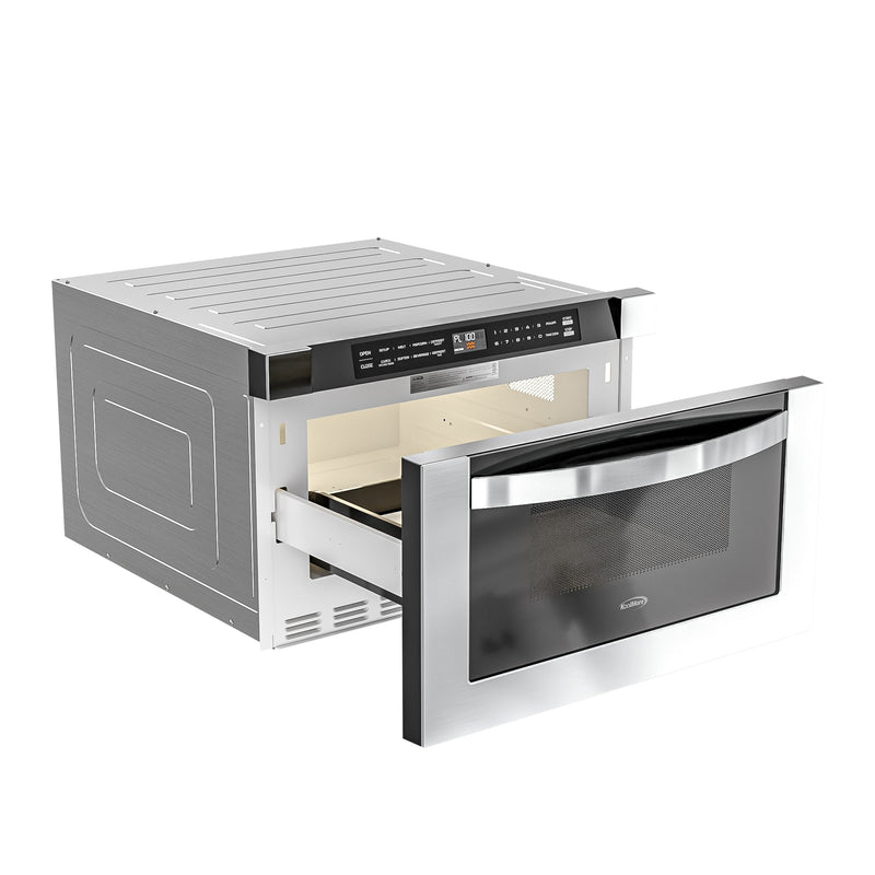 KoolMore 24 in. Stainless Steel Microwave Drawer – 1.2 cu. ft. (KM - MD - 1SS) - CulinaryProfis