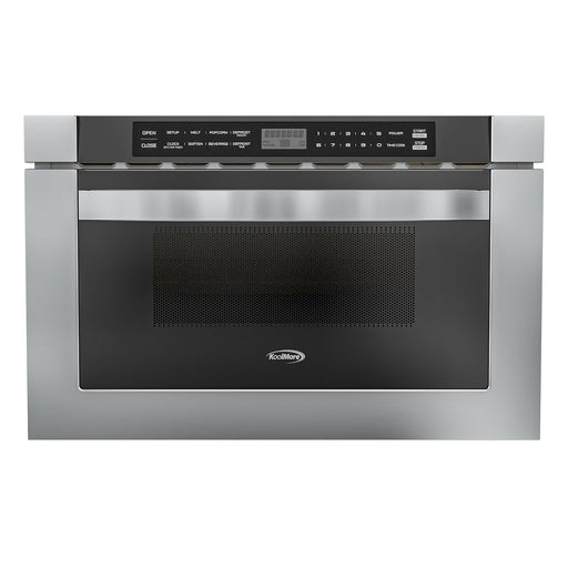 KoolMore 24 in. Stainless Steel Microwave Drawer – 1.2 cu. ft. (KM - MD - 1SS) - CulinaryProfis
