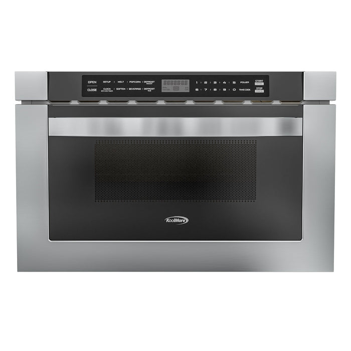 KoolMore 24 in. Stainless Steel Microwave Drawer – 1.2 cu. ft. (KM - MD - 1SS) - CulinaryProfis
