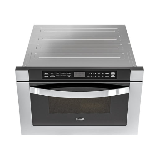 KoolMore 24 in. Stainless Steel Microwave Drawer – 1.2 cu. ft. (KM - MD - 1SS) - CulinaryProfis