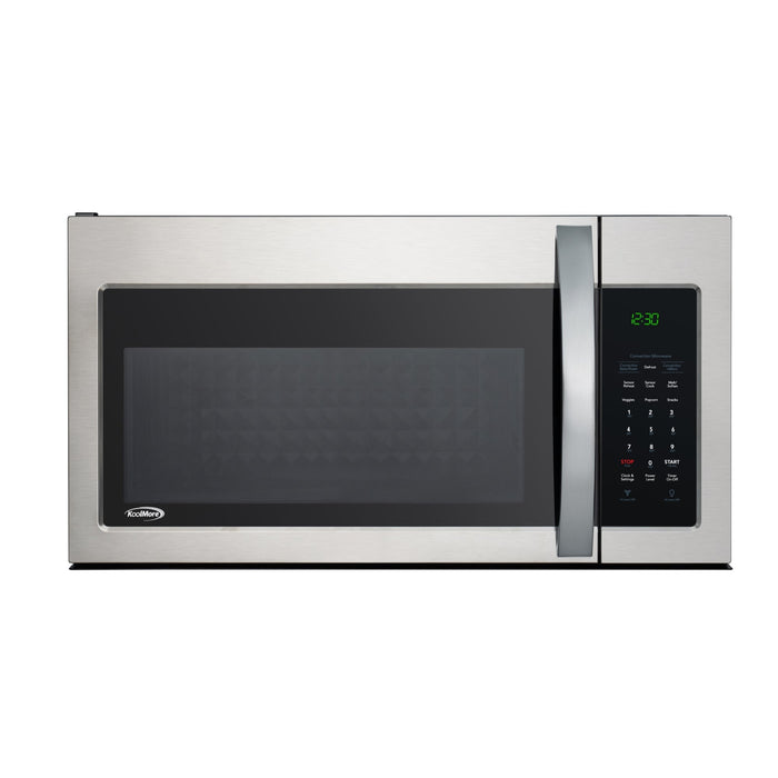 KoolMore 30 in. 1.5 cu.ft Over - the - Range Convection Microwave Oven in Black (KM - MOTC - 15SS) - CulinaryProfis