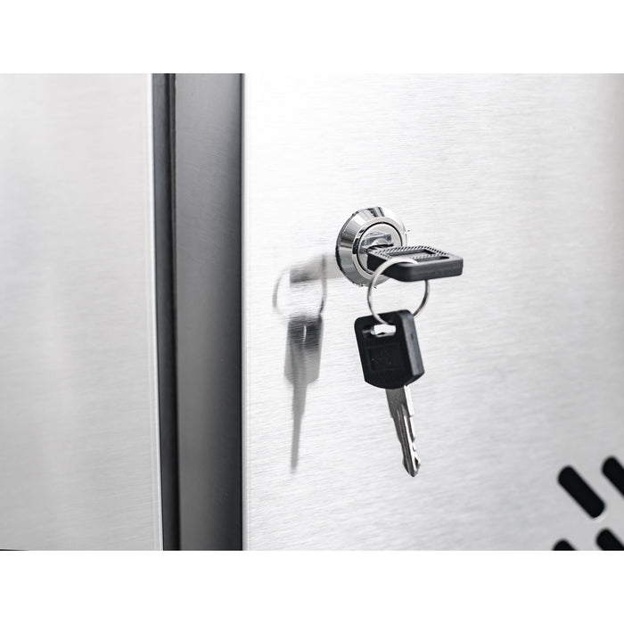 KoolMore 59" Granite Top Refrigerated Pizza Prep Station with 2 - Door Storage & Pan Rail – KM - RPCPS - 2D59 - GRT - CulinaryProfis