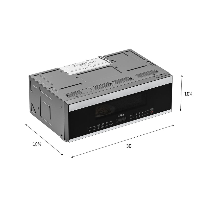 KoolMore Over - the - Range Low Profile Microwave – 1.2 cu. ft. KM - MLPOT - 1SS - CulinaryProfis