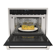 KoolMore Reserve 24 in. Built - In Microwave Convection Oven with Air Fry, 3 - in - 1 Combo, Sensor Cook, Soft - Close Door, 1.6 cu. ft. in Stainless Steel (KM - CWO24 - AFSS) - CulinaryProfis