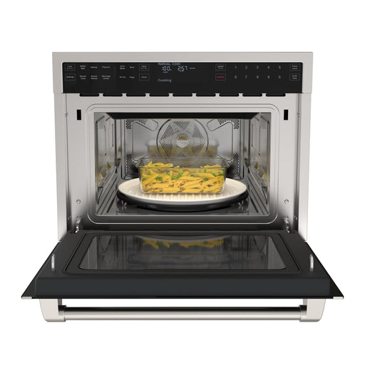 KoolMore Reserve 24 in. Built - In Microwave Convection Oven with Air Fry, 3 - in - 1 Combo, Sensor Cook, Soft - Close Door, 1.6 cu. ft. in Stainless Steel (KM - CWO24 - AFSS) - CulinaryProfis