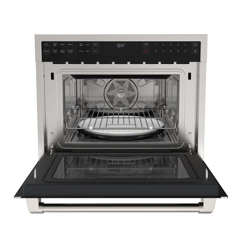 KoolMore Reserve 24 in. Built - In Microwave Convection Oven with Air Fry, 3 - in - 1 Combo, Sensor Cook, Soft - Close Door, 1.6 cu. ft. in Stainless Steel (KM - CWO24 - AFSS) - CulinaryProfis
