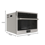 KoolMore Reserve 24 in. Built - In Microwave Convection Oven with Air Fry, 3 - in - 1 Combo, Sensor Cook, Soft - Close Door, 1.6 cu. ft. in Stainless Steel (KM - CWO24 - AFSS) - CulinaryProfis