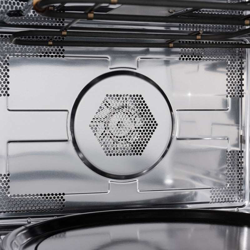 KoolMore Reserve 24 in. Stainless Steel Built - in Convection Microwave Oven with Speed and Sensor Cooking, 1.6 cu. ft. in Black (KM - CWO24 - BSS) - CulinaryProfis