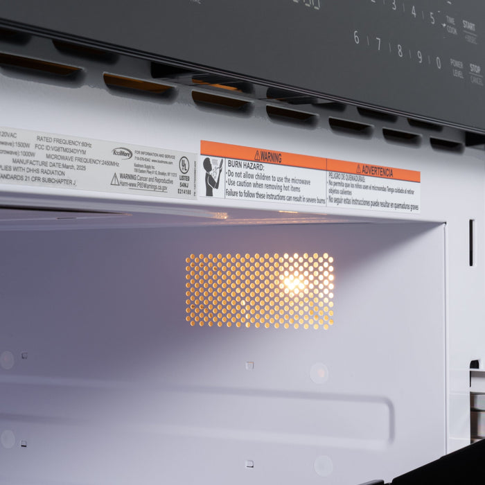 KoolMore Reserve 30 in. Stainless - Steel Microwave Drawer, 1.2 cu. ft. Capacity in Black (KM - MD30 - BSS) - CulinaryProfis