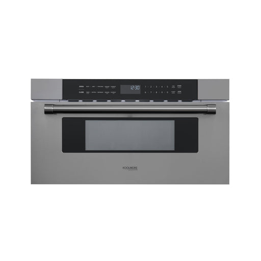 KoolMore Reserve 30 in. Stainless - Steel Microwave Drawer, 1.2 cu. ft. Capacity in Black (KM - MD30 - BSS) - CulinaryProfis