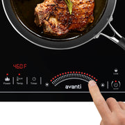 Avanti 1800W Portable Induction Cooktop Avanti Products, LLC