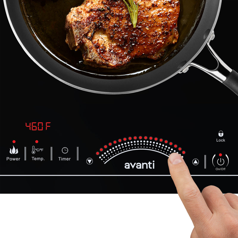 Avanti 1800W Portable Induction Cooktop Avanti Products, LLC