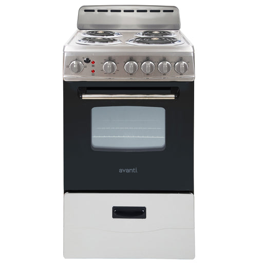 Avanti 20" Electric Range Oven with Framed Glass Door Avanti Products, LLC