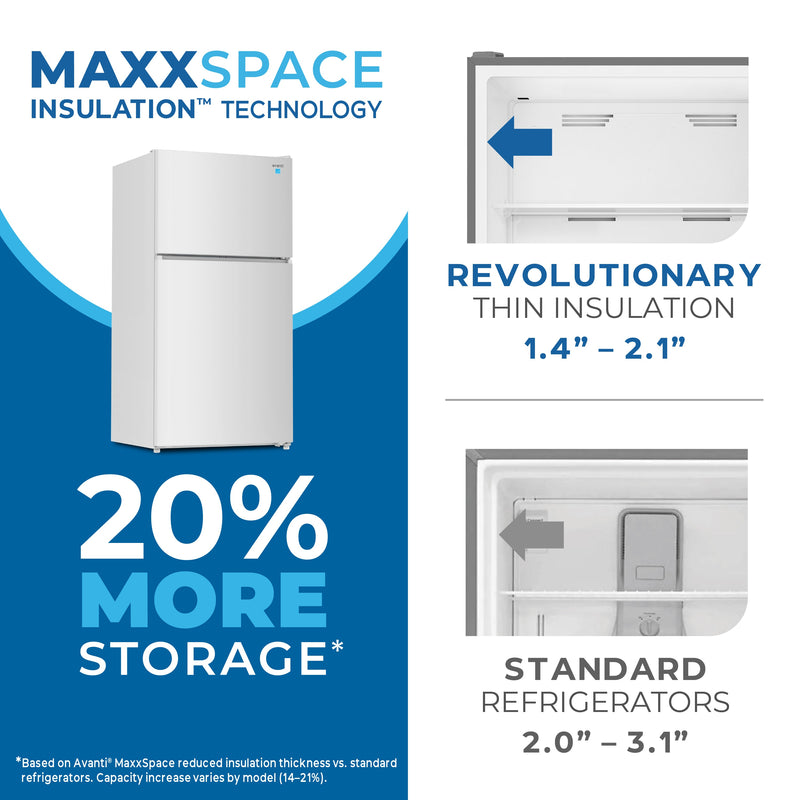 Avanti MaxxSpace Garage-Ready 24 cu. ft. Refrigerator Avanti Products, LLC