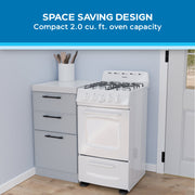 Avanti 20" Gas Range Oven Avanti Products, LLC