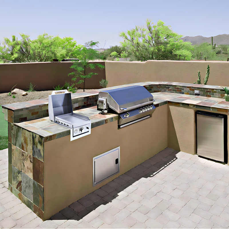 Le Griddle 16 Inch Wee Built In Gas Griddle - CulinaryProfis