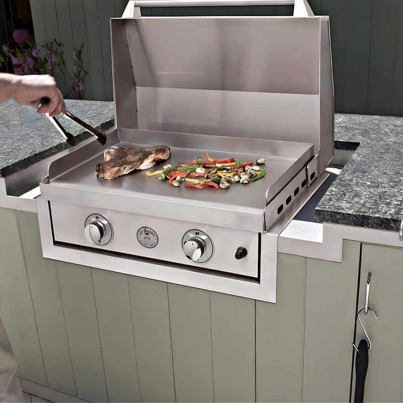 Le Griddle 30 Inch Ranch Hand Built In Gas Griddle - CulinaryProfis