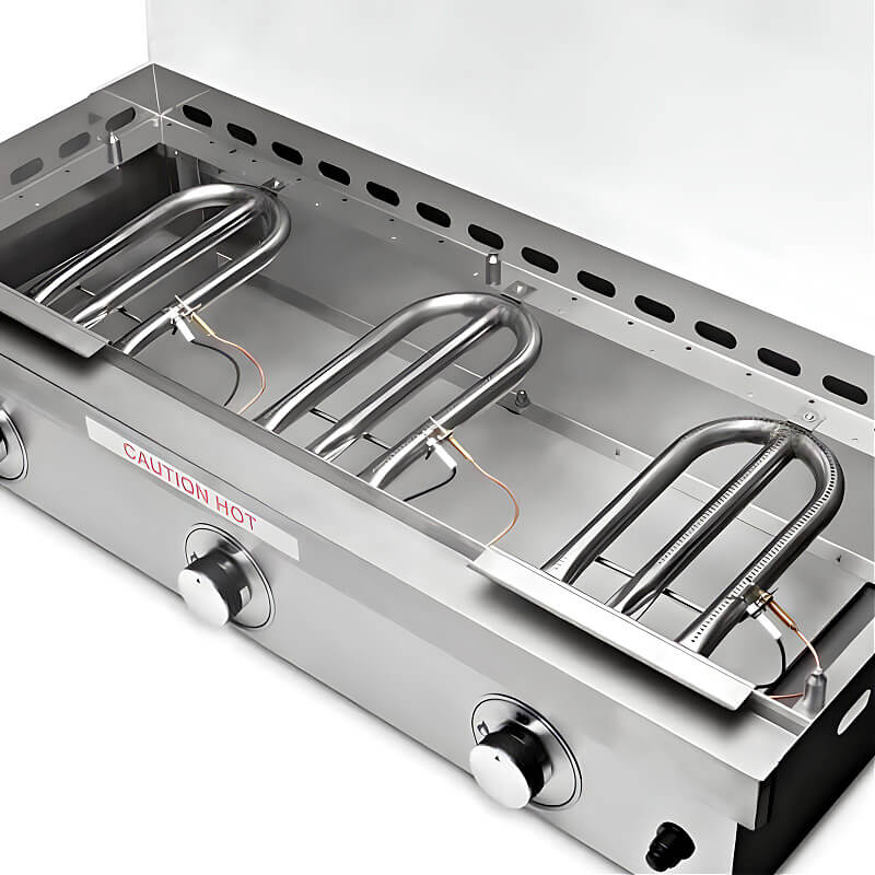 Le Griddle 41 Inch Big Texan 3 Burner Gas Freestanding Griddle - CulinaryProfis